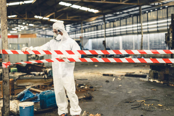 Professional Drug Lab Cleanup technician working in Winslow, NJ